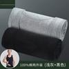 Nueva Camiseta sin Mangas para Hombre Algodón Verano Moderna Deportiva Fitness Capa Base Ajustada Transpirable Negra Camiseta Interior para Hombre Casual Paquete de Dos