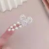 Pinza de Pato de Perla Estilo Coreano Pinza para el Cabello de Oso Lindo Pinza para Flequillo de Conejo Accesorios para el Cabello de Chica Dulce Pinza para el Cabello Tocado