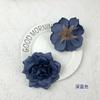 Simulación de rosa de 12 cm de diámetro, cabeza de rosa Leffi, guirnalda de flores hecha a mano para decoración de pared, flor artificial, flor decorativa.