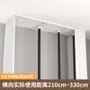 Perchero de Ropa Grueso y Reforzado de 38 Pulgadas de Piso a Techo, Colgador de Ropa Interior sin Taladro, Tendedero de Pie para Sala de Estar y Dormitorio