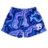 BKTSQD Estilo Pigmento Shorts Americanos Masculinos Esportes ao Ar Livre Corrida Fitness Malha de Quatro Pontos Secagem Rápida Calças de Basquete