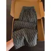 Calça de Casa Feminina de Verão, Cintura Alta, Caimento Solto, Estampa Retrô, Perna Larga Fina