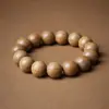Pulseras de Madera de Nueve Hilos al por Mayor de Fábrica, Pulseras de Cuentas Budistas de Seis Hilos de Madera de un Solo Círculo, Pulseras de Madera de Estilo Étnico para Hombres y Mujeres, Regalos de Año Nuevo