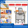 Máquina de Teste de Segurança Alimentar de Carne da Marca Lianxin Máquina de Detecção de Metal por Sopro de Ar Máquina de Detecção de Corpo Estranho Metálico Detecção Inteligente