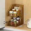 Caja de almacenamiento interior para puerta de armario de cocina, artefacto de almacenamiento sin perforaciones montado en la pared, estante de almacenamiento para película adherente de puerta de armario y refrigerador