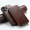 Adecuado para Funda de Teléfono Móvil Iphone18Promax, Tapa Flip, Ranura para Tarjeta, Soporte de Carga Inalámbrica Magnético Magsafe Funda de Cuero