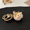 Llavero colgante de mascota de dibujos animados transfronterizo, colgante de conejo lindo, accesorios para bolso de mujer, llavero colgante de gato, venta al por mayor