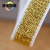 Spot atacado 1,0-5 cm elástico dourado e prateado com glitter plano com cinta de cebola prateada acessórios elásticos de seda brilhantes