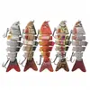 Seção Transversal Peixe Articulado Isca Artificial Impressa em 3D Conjunto de Iscas de Peixe Simulação Plástico Conjunto de Iscas de Peixe Articulado Fabricante Atacado