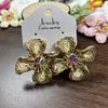 Pendientes Florales Grandes de Rafia Estilo Vacacional Junto al Mar Populares de Lujo Ligero Pendientes de Estrella de Mar Pendientes Elegantes de Nicho