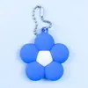 Colgante Llavero Botella de Agua de Goma Suave PVC Accesorio Taza Térmica Colgante de Flor Colorida Dopamina
