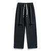 Pantalones de marca de moda de primavera y otoño para hombre, pantalones de pierna ancha, rectos, holgados, para todo tipo de combinaciones, pantalones casuales deportivos holgados con estampado de moda.