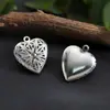 Caja de amor de acero inoxidable 316 se puede abrir colgante de collar accesorios de joyería colgante de caja de fotos conmemorativa para parejas