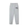 Pantalones joggers Stussy negros con estampado de dados de ocho letras, estilo nuevo transfronterizo, corte holgado, pantalones deportivos, pantalones largos, unisex