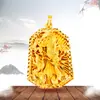 Celebrante de Internet Explosivo Método Antiguo Lema Dragón Volador Joyería de Oro Arena Vietnam para Hombre Colgante Herencia de Oro Imitación Hueco de 24K