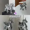 Produto Novo Transfronteiriço Impresso em 3D Fofo Pônei Unicórnio Rosa Sonhador Chaveiro Decoração de Carro Casal Celebridade da Internet