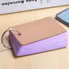 Cuaderno de vocabulario en inglés de hojas sueltas con anillo de hierro, cuaderno de memorización y recitación con anillas desmontables, libreta pequeña en blanco para exámenes de estudiantes, artículo de premio
