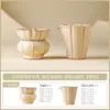 Juego de Tazas de Té Esmaltadas con Grasa Color Arena de la Cerámica Ru, Taza Maestra de Cerámica, Taza Individual, Juego de Té Kung Fu, Taza de Degustación, Taza de Tazón de Té