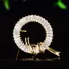 Broche Circular de Fita Estilo Minimalista, Moderno e Versátil para o Dia a Dia, Pequeno Broche Floral, Broche Decorativo para Paletós, Estilo Ins