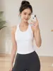Top esportivo em formato I com bojo, secagem rápida, à prova de impacto, para treinamento de corrida, alta elasticidade, sem costura, pode ser usado como peça externa, com um lindo design nas costas, adequado para yoga