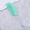 Pente Criativo DIY com Contas, Pente Portátil Curvo de Plástico Doméstico com Cauda Pontiaguda, Pente Fino Liso para Cachear Cabelo, Cuidados com o Cabelo no Atacado