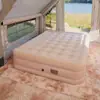 Cama Inflable Automática Flocada Transfronteriza, Colchón Inflable Flocado, Esterilla para Acampar al Aire Libre Transfronteriza, Colchón de Aire Doméstico Totalmente Automático