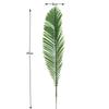Planta artificial folha de ferro planta verde árvore de ferro folha de palmeira decoração jardim paisagem tiro Pu fã fábrica atacado