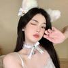 Corea del Sur encaje antifaz horquilla diadema orejas de conejo lindas diadema orejas de gato celebridad de internet COS foto maquillaje tocado