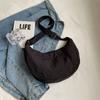 Bolsa carteiro feminina grande capacidade, bolsa de ombro casual para estudantes, bolsa esportiva primavera e verão, nova bolsa japonesa estilo bolinho, atacado