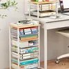 Estante de Almacenamiento de Escritorio Organizador de Archivos de Datos Multicapa Gran Capacidad Estante de Almacenamiento de Archivos Extraíble Oficina