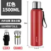 2026 Nuevo Modelo Termo Ruso de Acero Inoxidable 316 Todo Acero para Hombres y Mujeres Jk Gran Capacidad 1L Taza de Agua