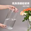 Frasco de Vidrio de Borosilicato Alto Transfronterizo Micro-Paisaje Hidropónico Jarrón Ecológico de Vidrio Frasco de Almacenamiento de Escritorio Sin Tapa Venta al por Mayor