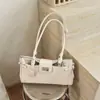 2026 Nueva Moda Coreana Estilo Retro de Nicho Bolso Baguette, Bolso de Hombro y Cruzado Casual Simple de Gama Alta