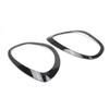 Adecuado para Bmw Mini F60F61 17-23 Años Mini Marco de Faro Embellecedor de Faro Anillo de Ojo Negro Embellecedor de Tira Brillante