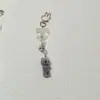 Chaveiro Pingente Gato Tridimensional Fofo de Resina com Flocagem Pingente Chaveiro de Carro Pingente de Bolsa Joias Venda por Atacado