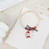 Nuevo Pulsera Navideña Más Vendida Femenina Popular Europea y Americana Papá Noel Pareja Novia Pulsera Joyería Transfronteriza