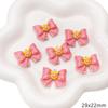 Resina guerrera chica hermosa amor lazo estrella luna varita colgante cuentas sueltas DIY hecho a mano colgante de cuentas accesorios