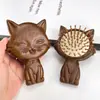 Peine de Cojín de Aire Personalizado Compacto Sándalo Tallado Animal de Dibujos Animados Peine de Cojín de Aire Peine Alisador Cabezal de Peine Peine de Masaje de Meridianos