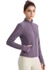 Traje de Yoga Weiman Otoño Invierno Au Li Rong Chaqueta Ajustada Generación de Calor Doble Cara Ropa Exterior Cálida con Bolsillos Top de Fitness para Mujer
