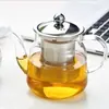 Tetera de Vidrio Resistente a Altas Temperaturas Engrosada Tetera para Hervir Taza de Té Filtro de Té para Infusión Resistente al Calor Juego de Té para el Hogar Tetera para Infusión