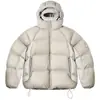 Moda de Inverno 2025 Jaqueta Acolchoada Algodão Casaco para Homens e Mulheres, Jaqueta de Algodão Acolchoada Color Blocking Solta para Casal