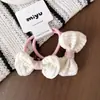 Dulce Pasador de Tela con Lazo Estilo Coreano Versátil para Niñas, Pin de Pinza Lateral para Flequillo, Pinza para el Cabello de Cuadros Rosas