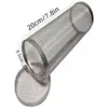 Tubo de Malla para Barbacoa de Acero Inoxidable Transfronterizo Jaula para Barbacoa al Aire Libre Tubo Giratorio para Barbacoa Malla Cilíndrica para Barbacoa Cilíndrica