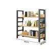 Estantería de Piso Estante de Almacenamiento para el Hogar Sala de Estar Librero Simple Acero Madera Estante Multicapa Estante de Exhibición Almacenamiento para Niños Producto Nuevo