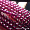 Atacado natural Granada Vermelha Rosa solta contas semiacabada dente roxo Granada negra DIY pulseira de miçangas colar