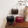 Bolsa de Mão Texturizada Simples Estilo Coreano 2026 Inverno Nova Moda Tendência Versátil de Ombro Transversal