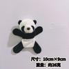 Pegatina para refrigerador de muñeco de panda, lindo muñeco de peluche de dibujos animados, regalo de recuerdo turístico de Chengdu, pegatina magnética de panda rojo