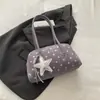 Bolsa tipo almohada 2026 de un solo hombro para debajo del brazo, bolsa coreana de lunares nuevo estilo para mujer, linda niche pequeña bolso de mano transfronterizo