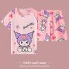 2025 Pijamas Nuevos de Niñas Verano Niños Niños Manga Corta Delgados Niña Pequeña Niños Grandes Traje de Ropa para el Hogar de Verano