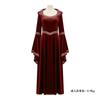 Traje Medieval Traje Victoriano Corte Bruja Artístico Verde Vino tinto Vintage vestido
